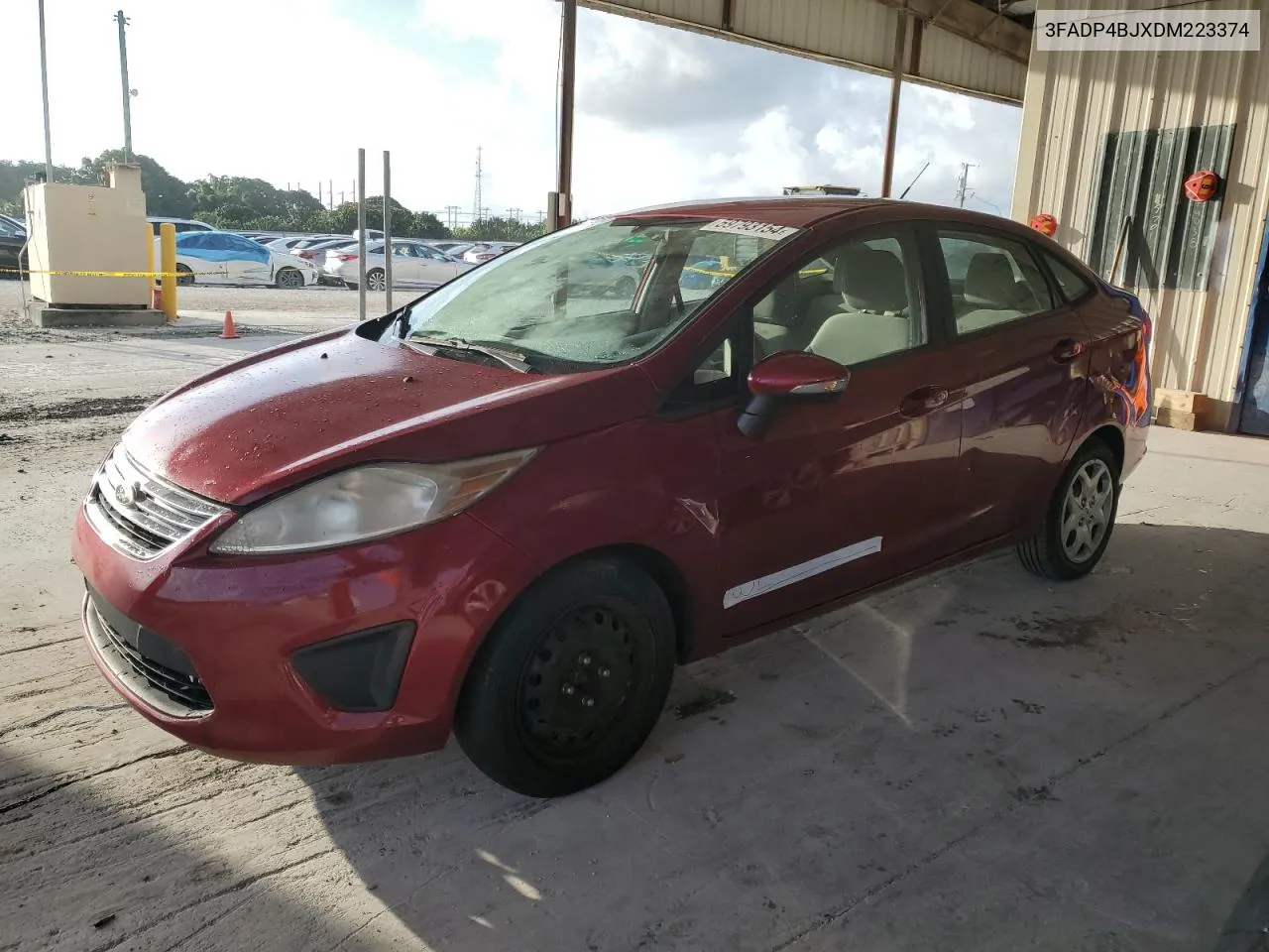 2013 Ford Fiesta Se VIN: 3FADP4BJXDM223374 Lot: 59793154