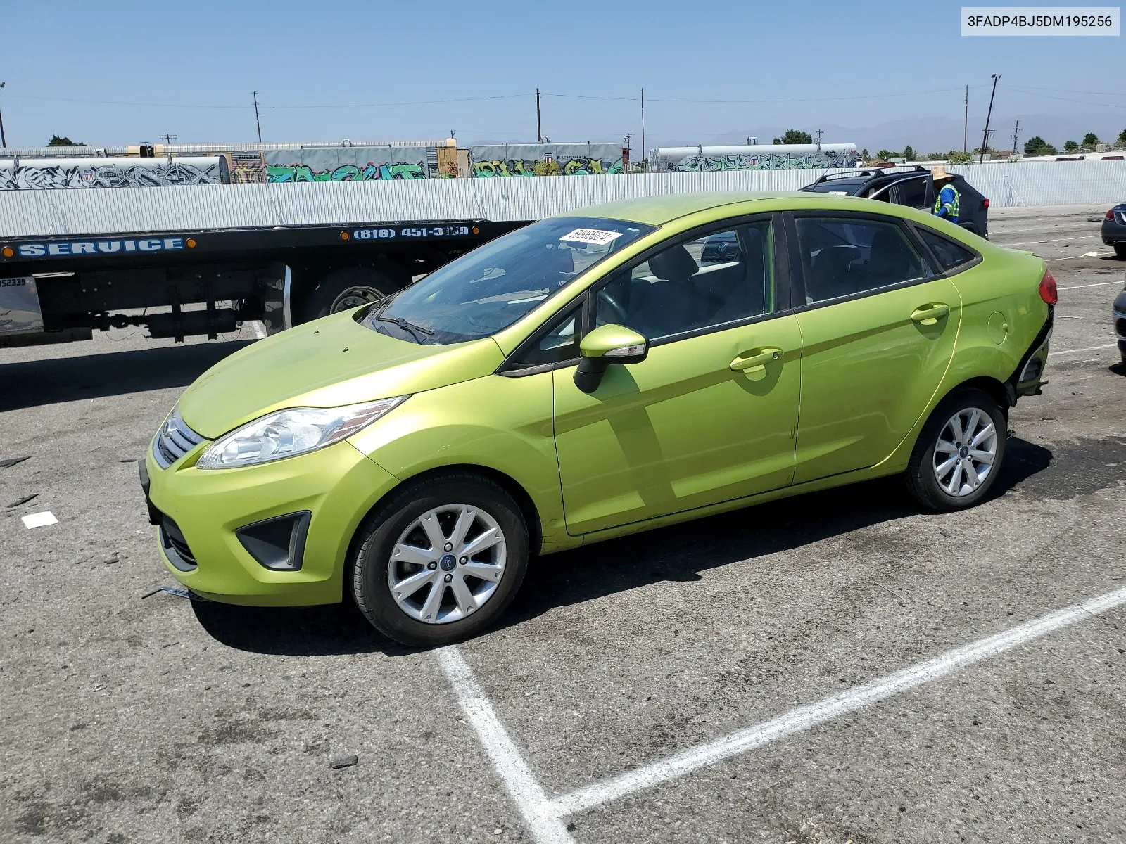 2013 Ford Fiesta Se VIN: 3FADP4BJ5DM195256 Lot: 59965024