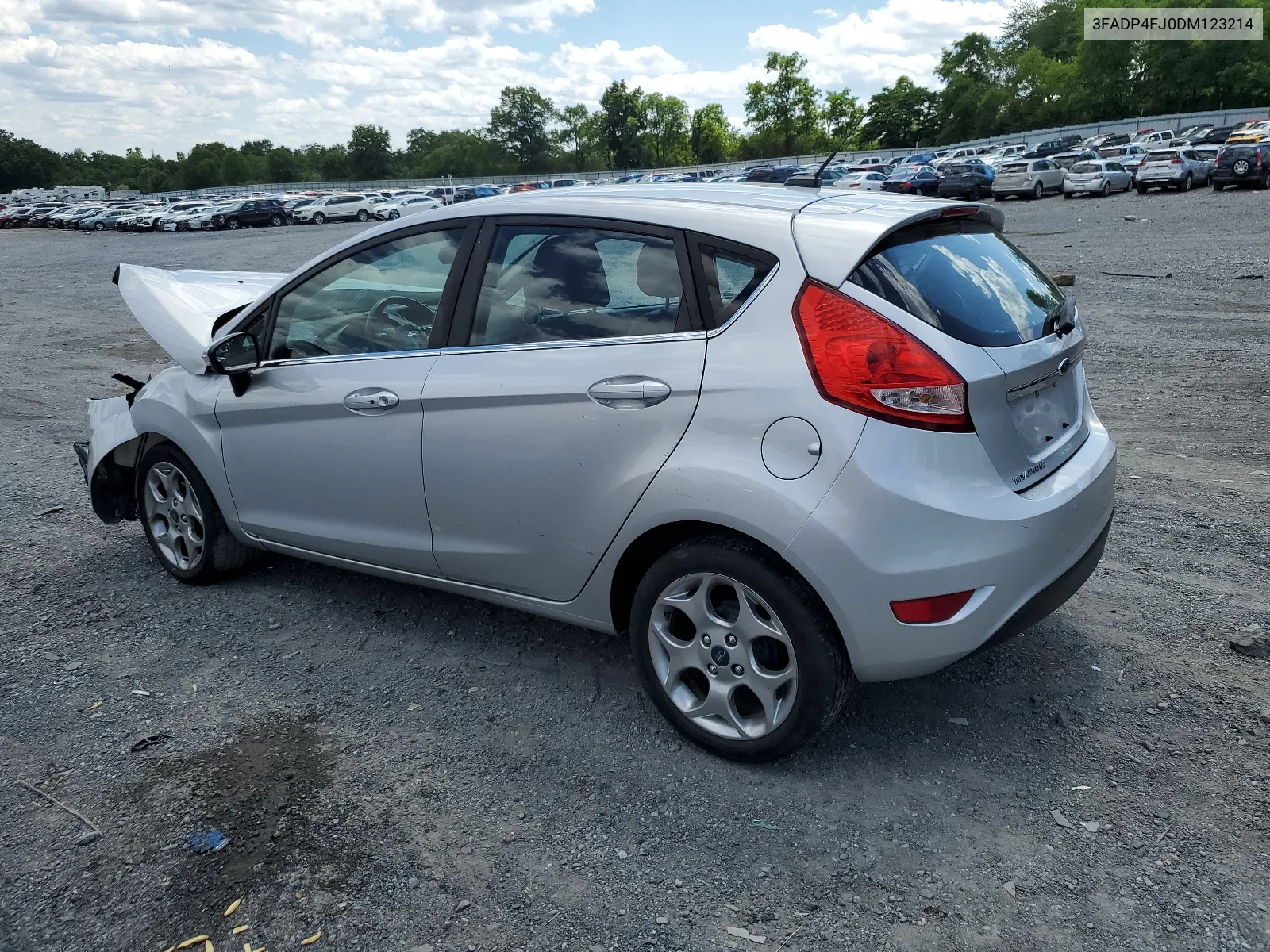 2013 Ford Fiesta Titanium VIN: 3FADP4FJ0DM123214 Lot: 60622304