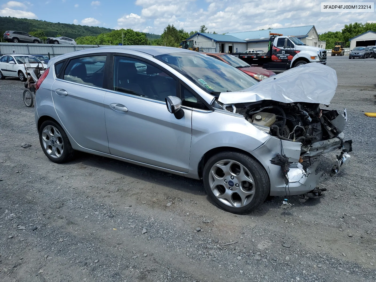 2013 Ford Fiesta Titanium VIN: 3FADP4FJ0DM123214 Lot: 60622304