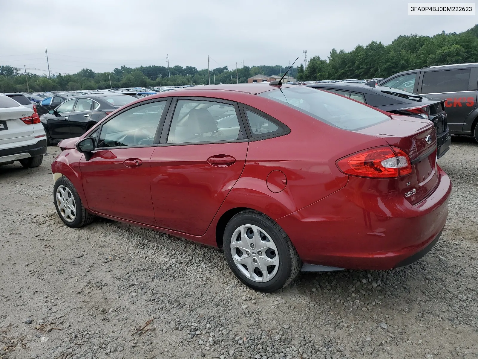 2013 Ford Fiesta Se VIN: 3FADP4BJ0DM222623 Lot: 60885804