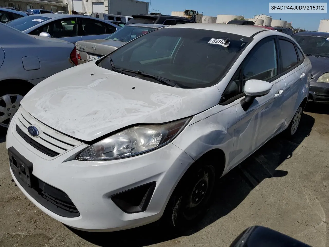 2013 Ford Fiesta S VIN: 3FADP4AJ0DM215012 Lot: 62023484