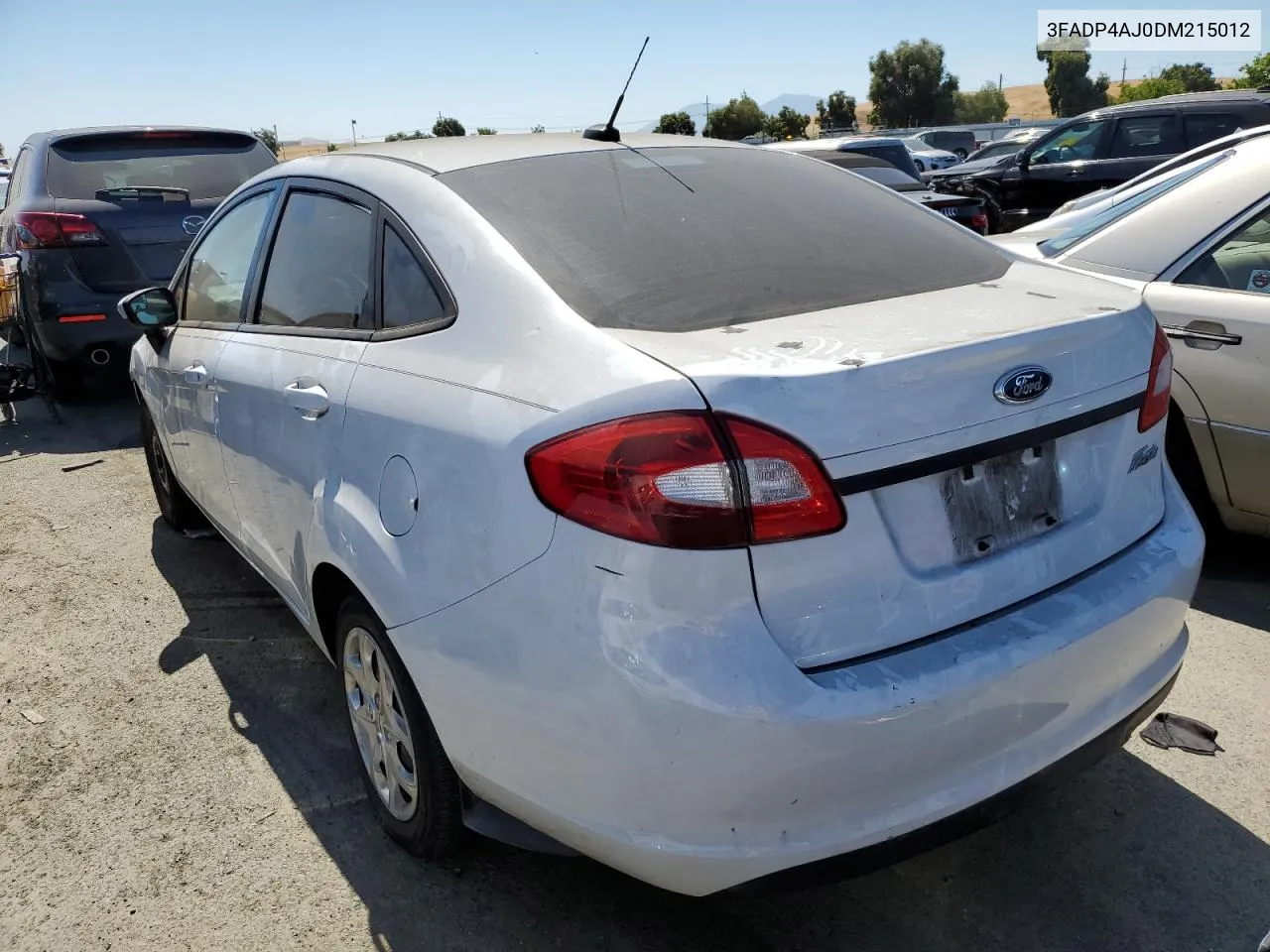 2013 Ford Fiesta S VIN: 3FADP4AJ0DM215012 Lot: 62023484