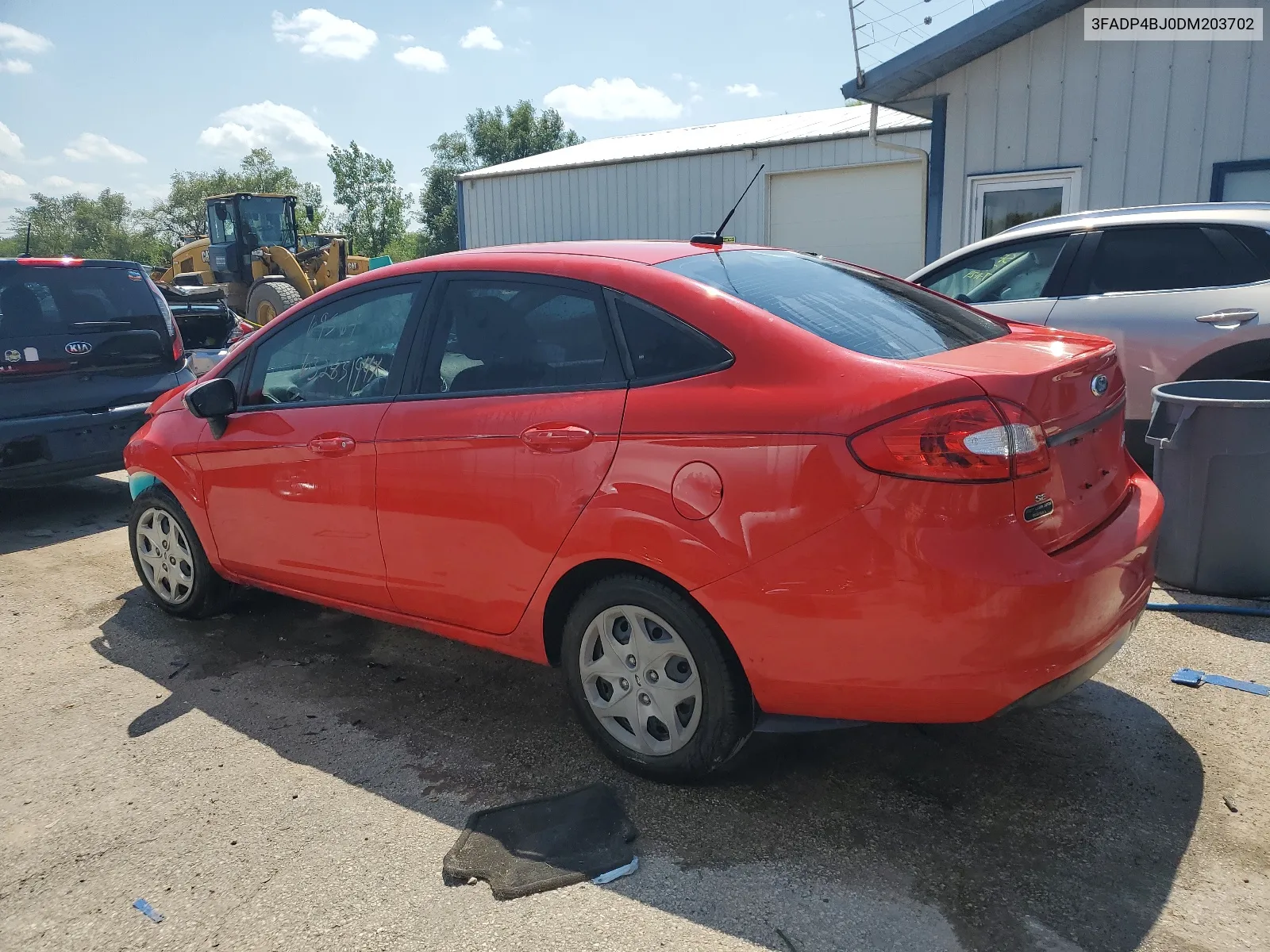 2013 Ford Fiesta Se VIN: 3FADP4BJ0DM203702 Lot: 63285194