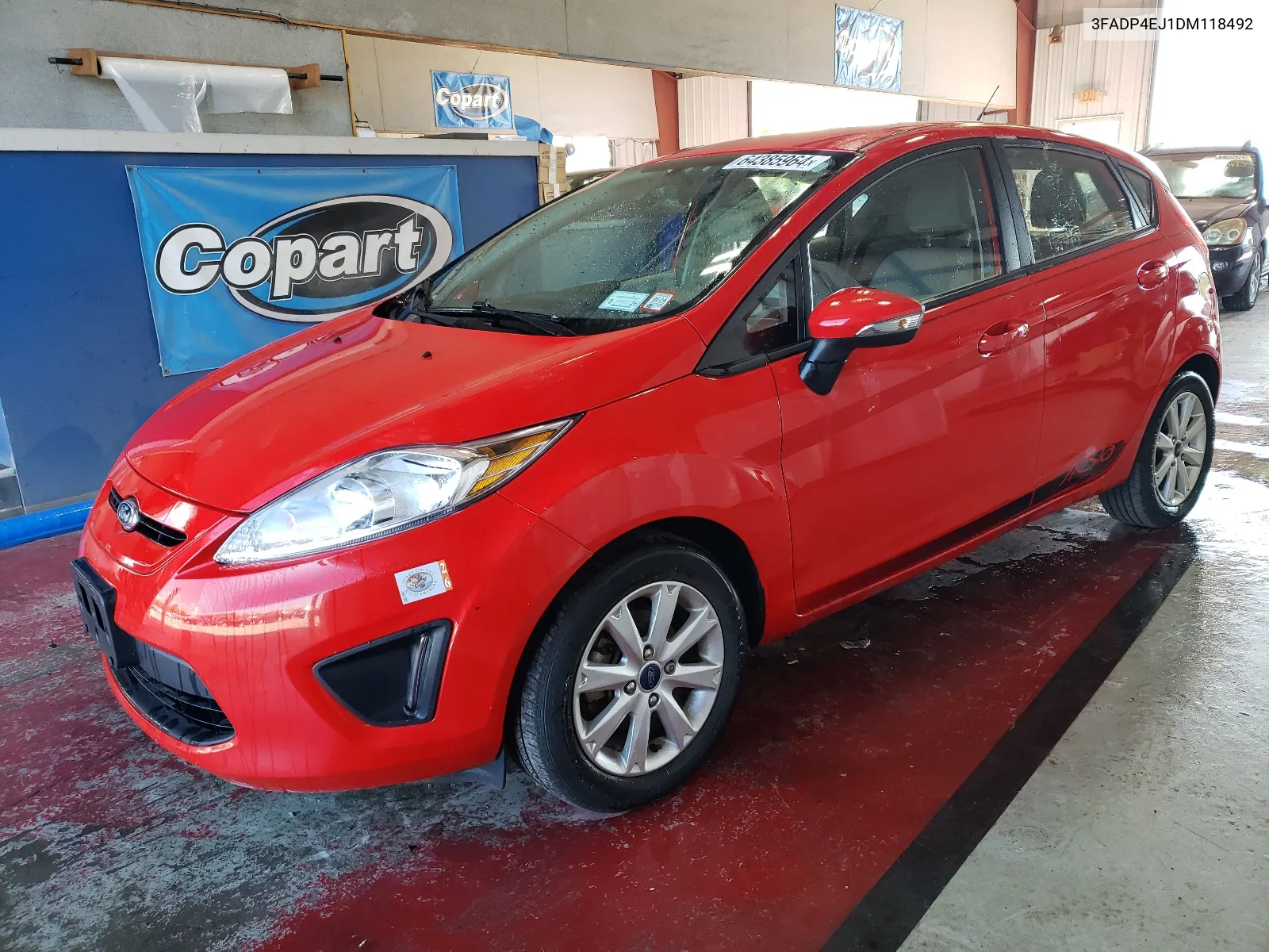 2013 Ford Fiesta Se VIN: 3FADP4EJ1DM118492 Lot: 64385964