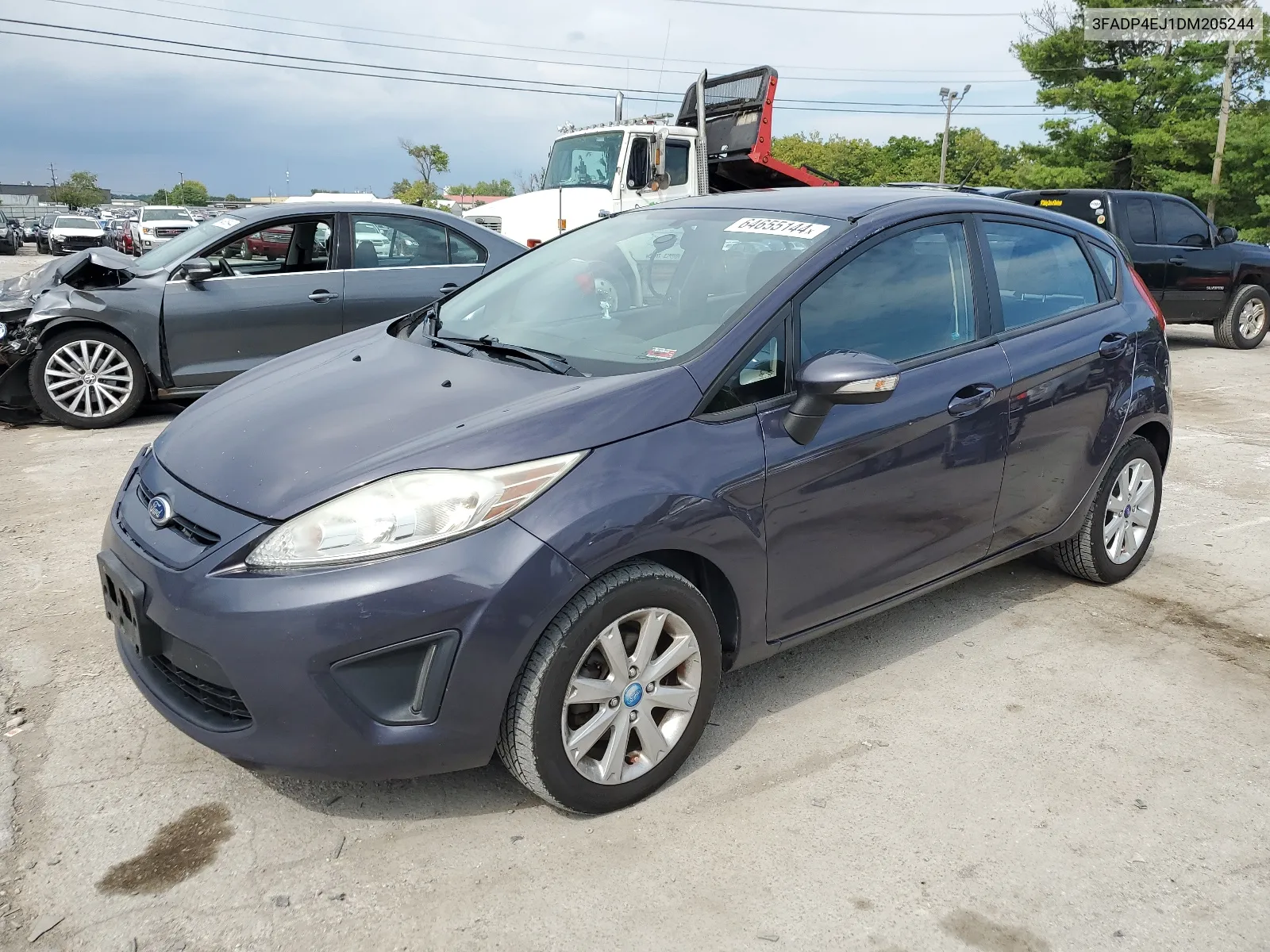 2013 Ford Fiesta Se VIN: 3FADP4EJ1DM205244 Lot: 64655144