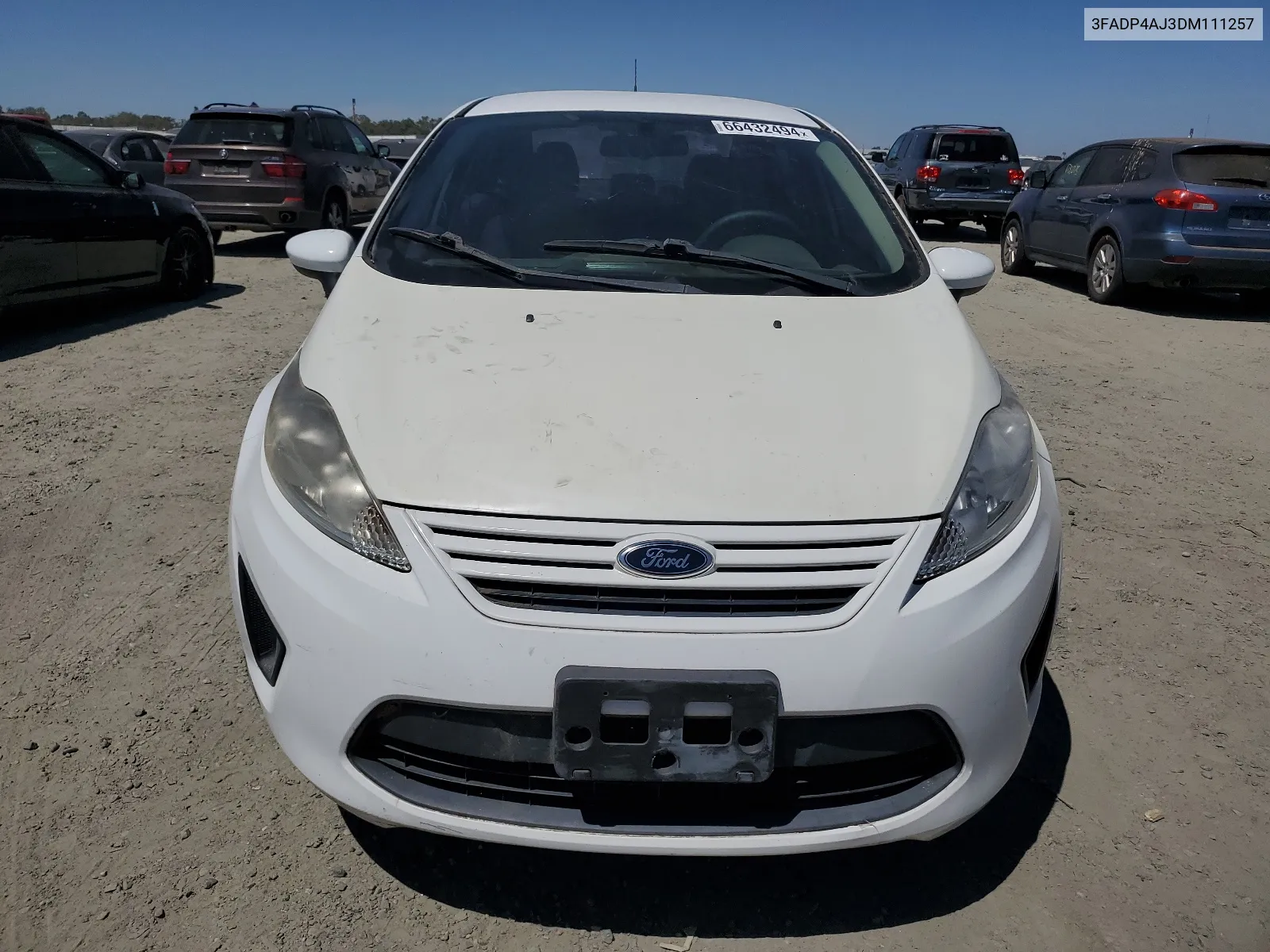 2013 Ford Fiesta S VIN: 3FADP4AJ3DM111257 Lot: 66432494