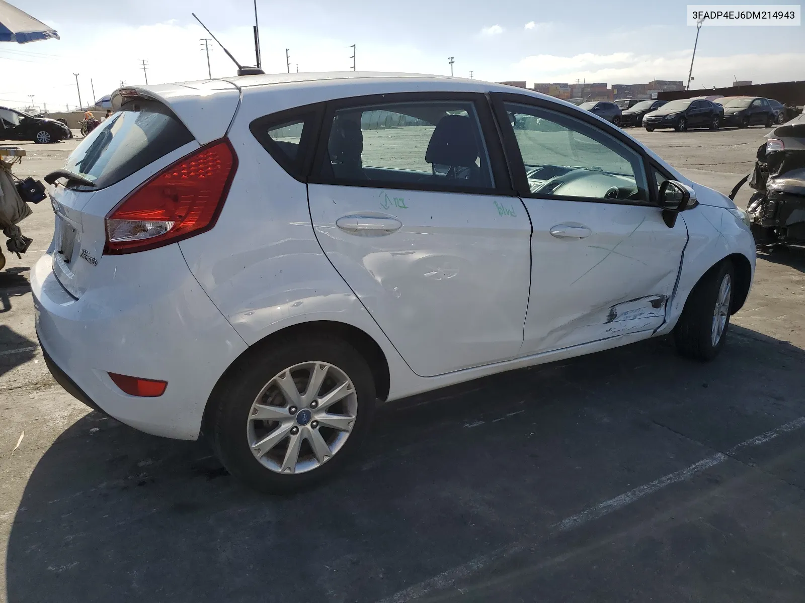 2013 Ford Fiesta Se VIN: 3FADP4EJ6DM214943 Lot: 68072674