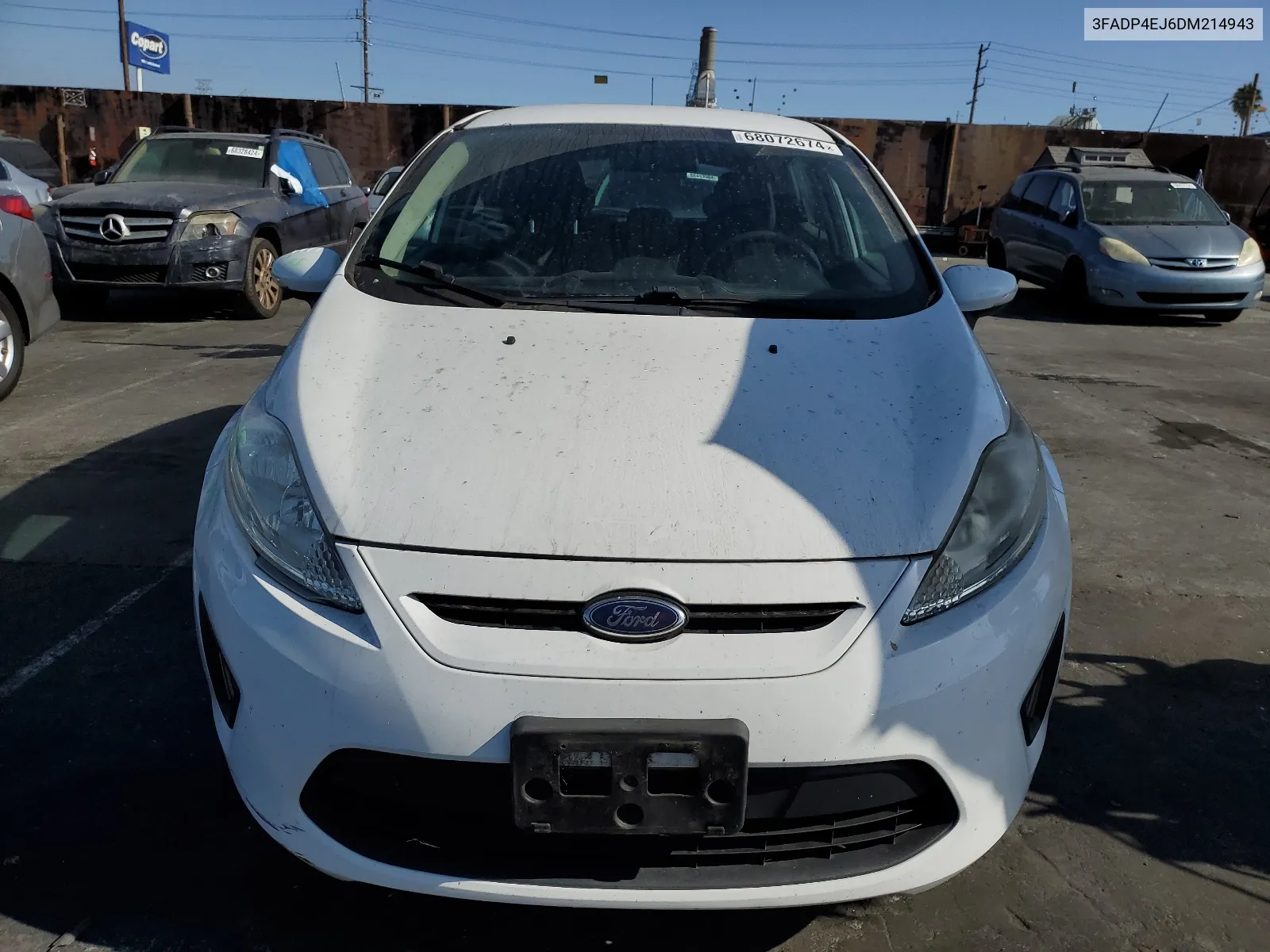 2013 Ford Fiesta Se VIN: 3FADP4EJ6DM214943 Lot: 68072674