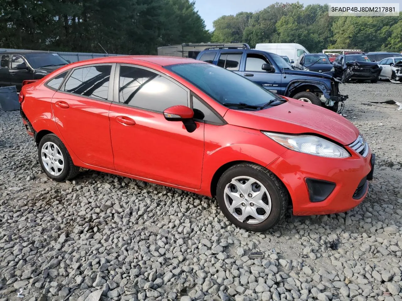 2013 Ford Fiesta Se VIN: 3FADP4BJ8DM217881 Lot: 71253884