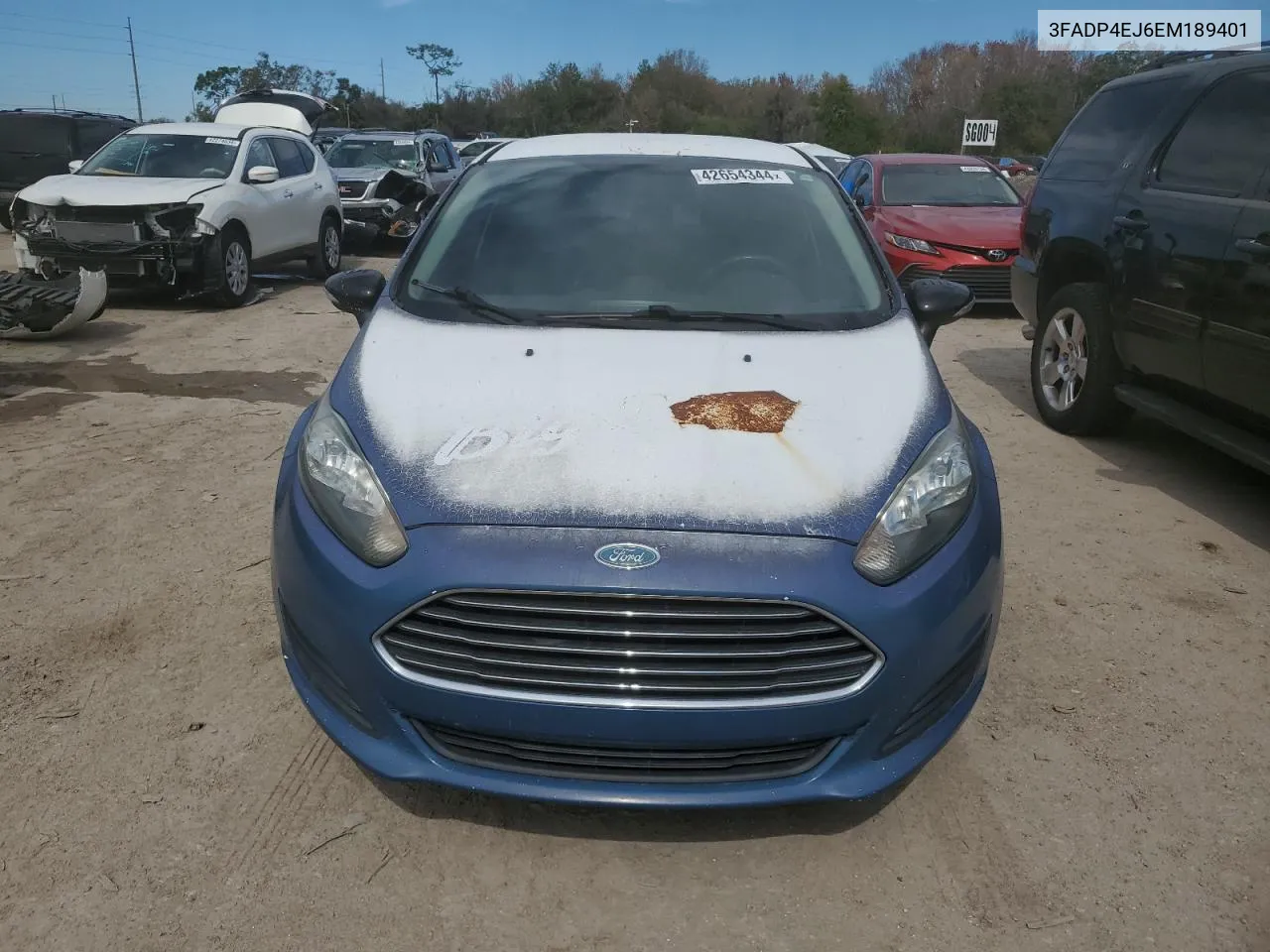 2014 Ford Fiesta Se VIN: 3FADP4EJ6EM189401 Lot: 42654344