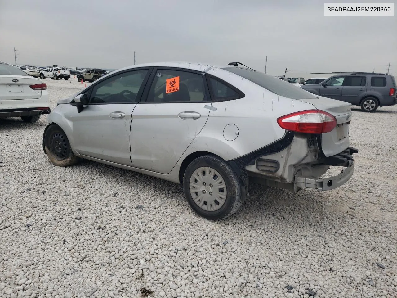 2014 Ford Fiesta S VIN: 3FADP4AJ2EM220360 Lot: 44165744