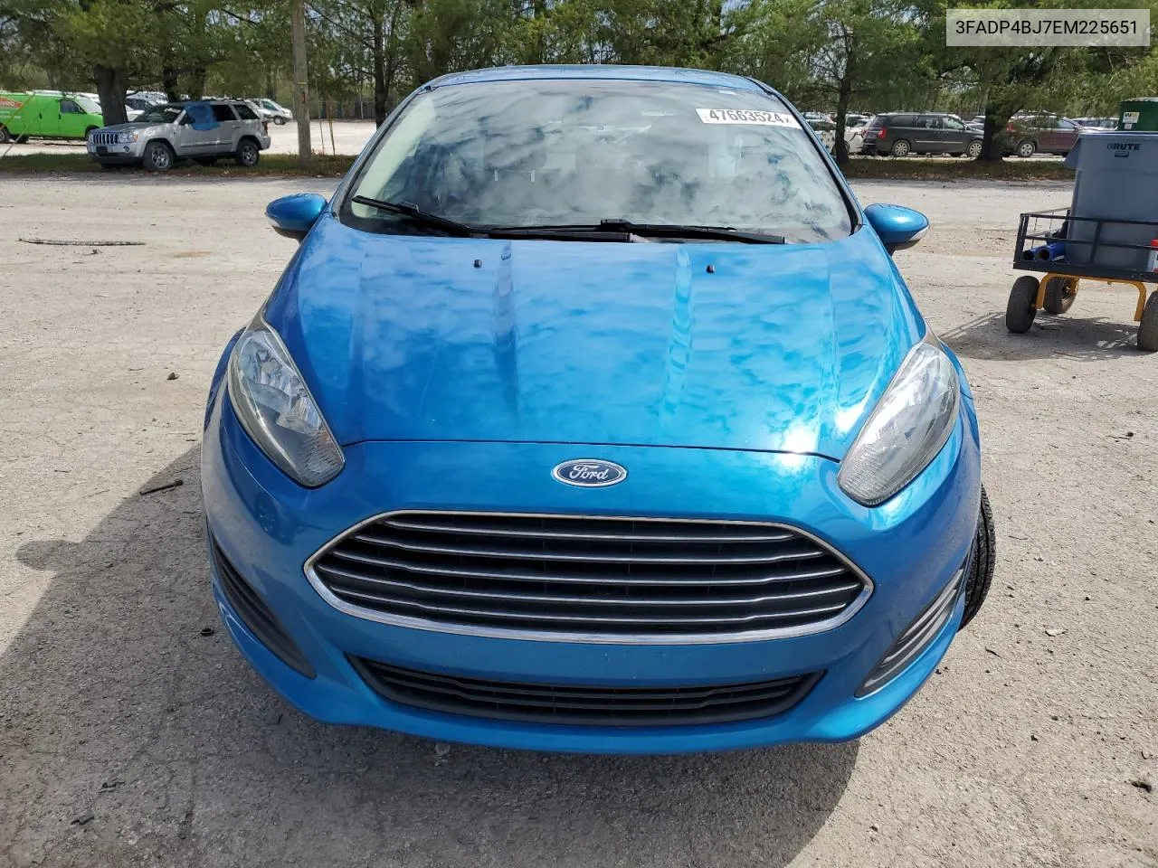 2014 Ford Fiesta Se VIN: 3FADP4BJ7EM225651 Lot: 47663524