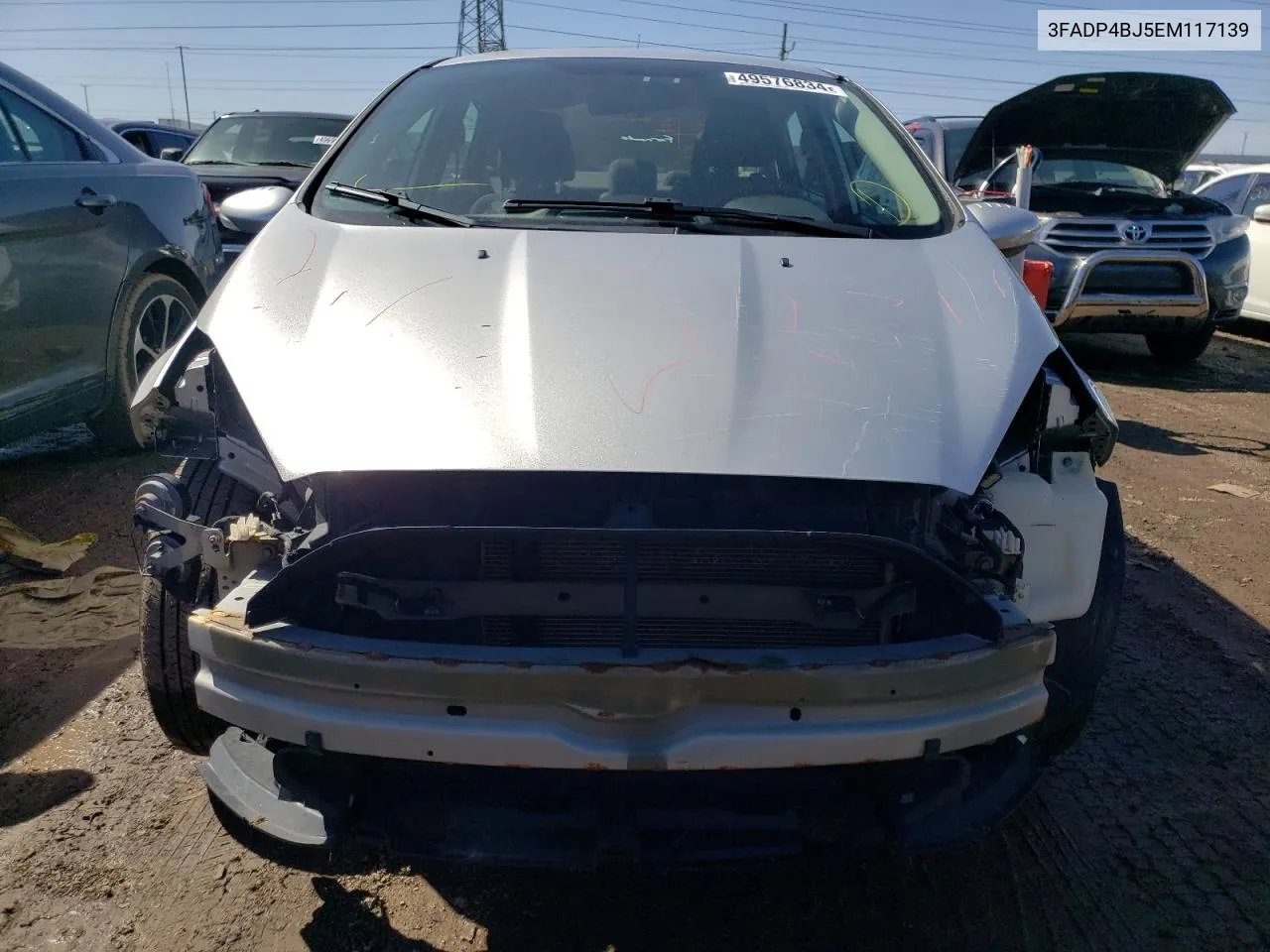 2014 Ford Fiesta Se VIN: 3FADP4BJ5EM117139 Lot: 49576834