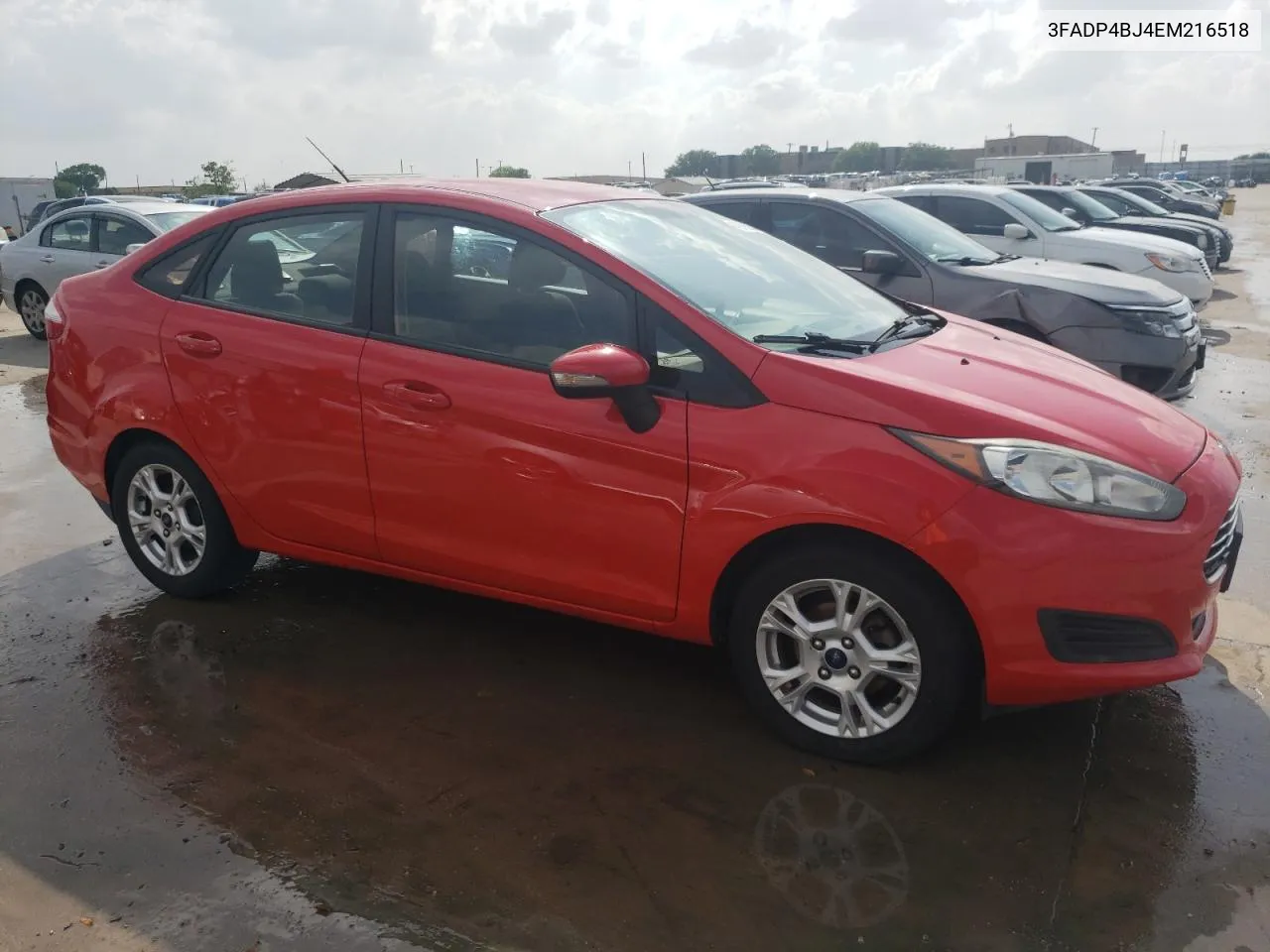 2014 Ford Fiesta Se VIN: 3FADP4BJ4EM216518 Lot: 49765354