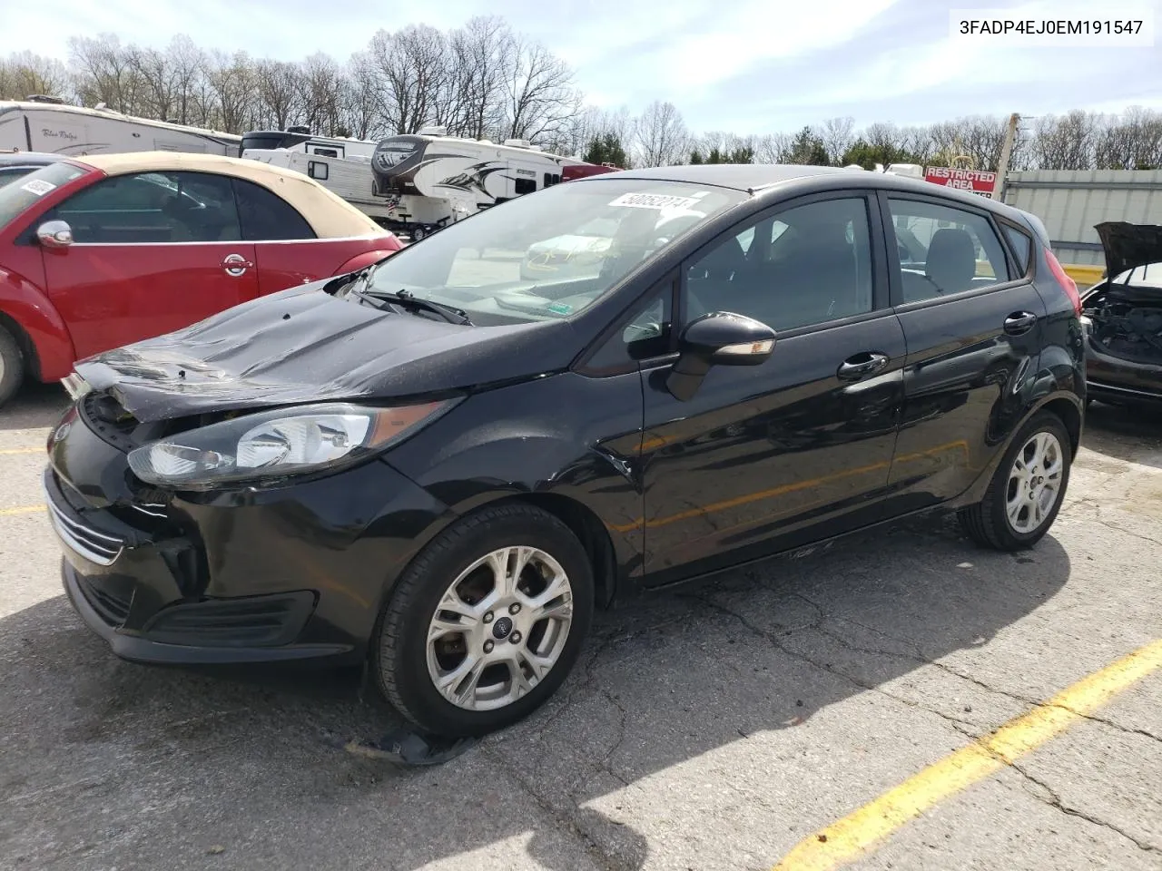 2014 Ford Fiesta Se VIN: 3FADP4EJ0EM191547 Lot: 50052274