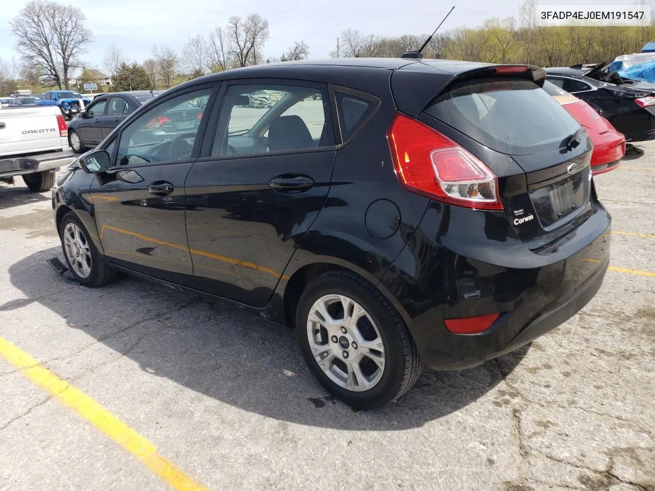 2014 Ford Fiesta Se VIN: 3FADP4EJ0EM191547 Lot: 50052274