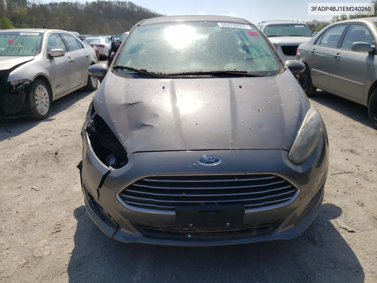 2014 Ford Fiesta Se VIN: 3FADP4BJ1EM240260 Lot: 50879924