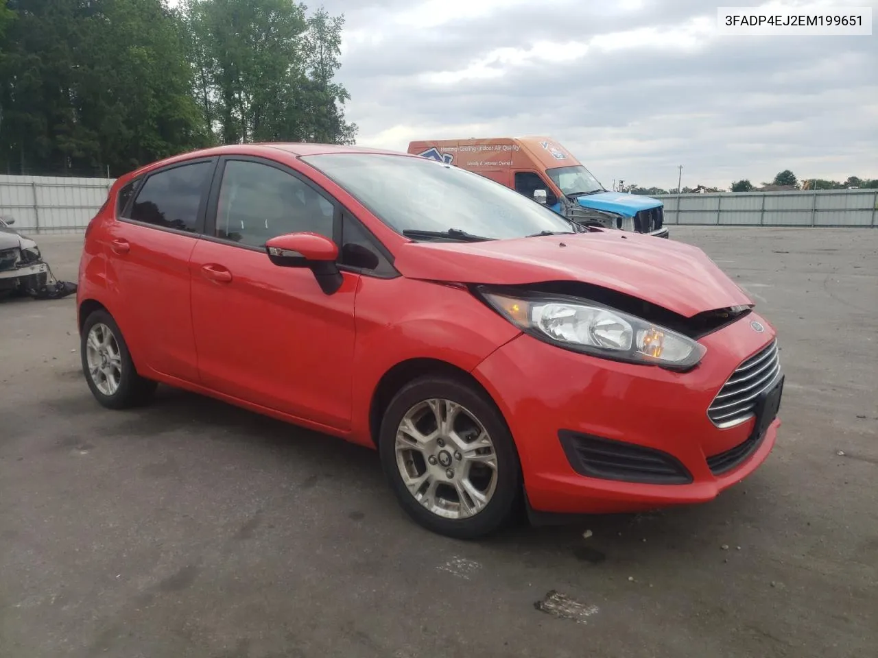 2014 Ford Fiesta Se VIN: 3FADP4EJ2EM199651 Lot: 52126614