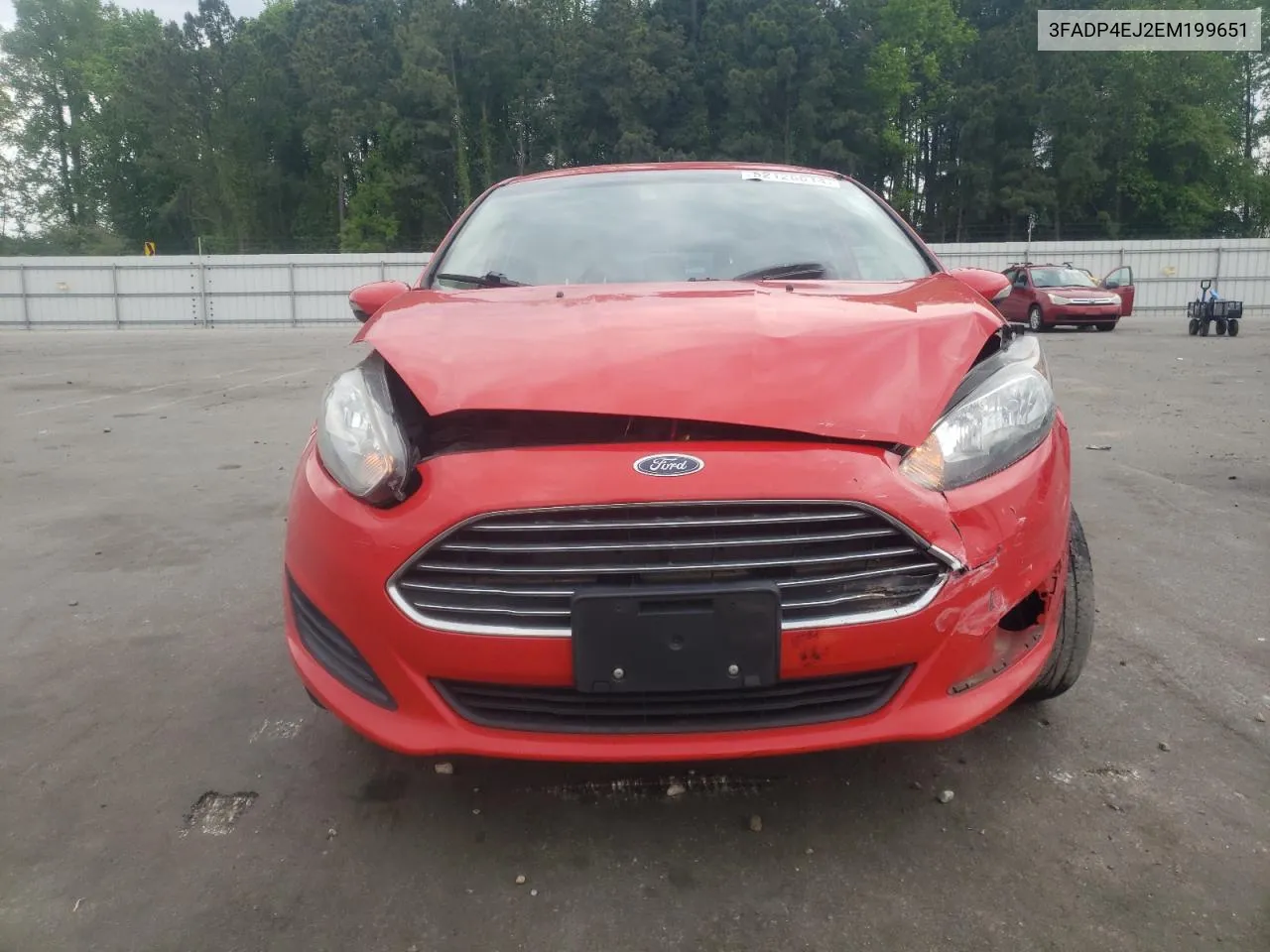 2014 Ford Fiesta Se VIN: 3FADP4EJ2EM199651 Lot: 52126614