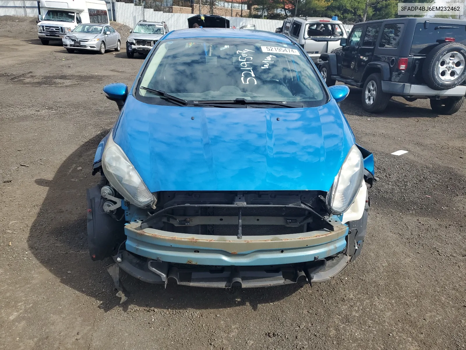 2014 Ford Fiesta Se VIN: 3FADP4BJ6EM232462 Lot: 52195474