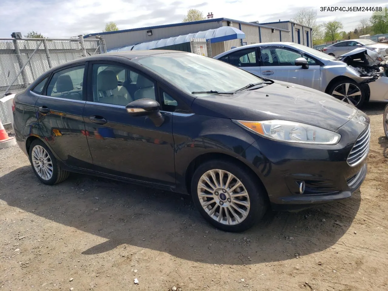 2014 Ford Fiesta Titanium VIN: 3FADP4CJ6EM244688 Lot: 52329594