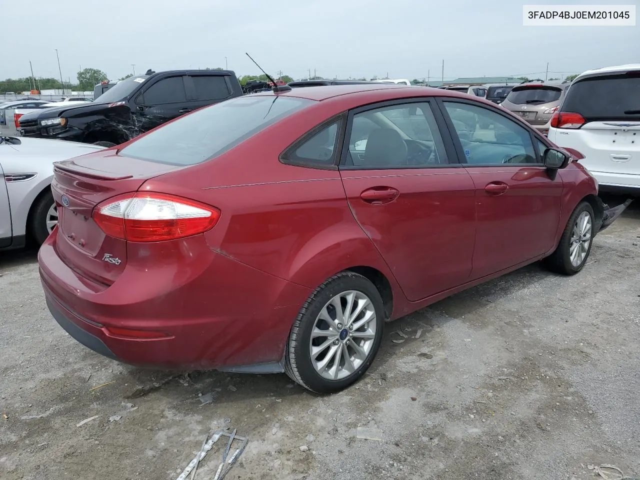 2014 Ford Fiesta Se VIN: 3FADP4BJ0EM201045 Lot: 52340884