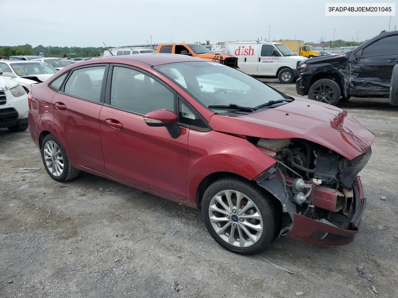 2014 Ford Fiesta Se VIN: 3FADP4BJ0EM201045 Lot: 52340884