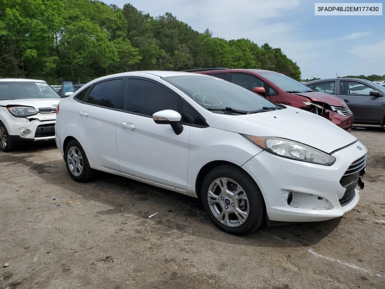 2014 Ford Fiesta Se VIN: 3FADP4BJ2EM177430 Lot: 52472604