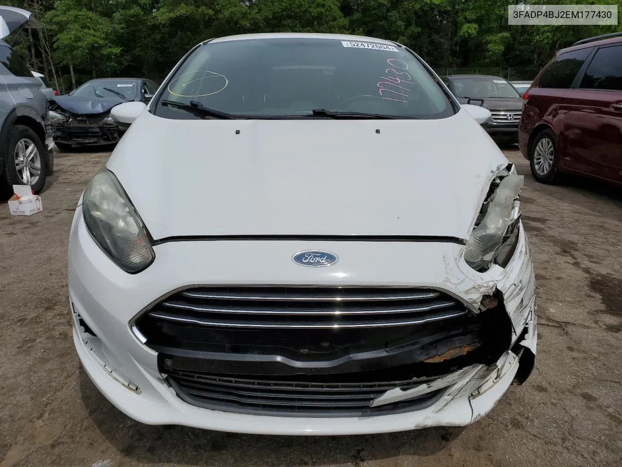 2014 Ford Fiesta Se VIN: 3FADP4BJ2EM177430 Lot: 52472604