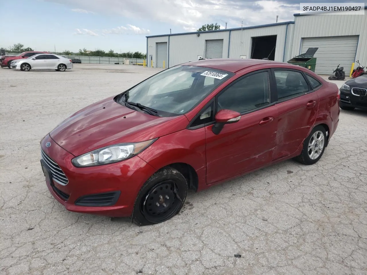 2014 Ford Fiesta Se VIN: 3FADP4BJ1EM190427 Lot: 52910064