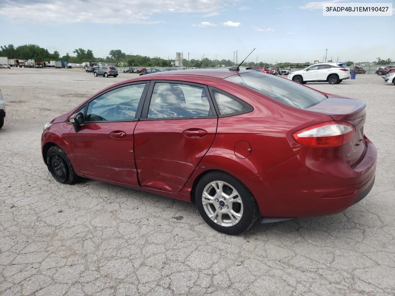 2014 Ford Fiesta Se VIN: 3FADP4BJ1EM190427 Lot: 52910064