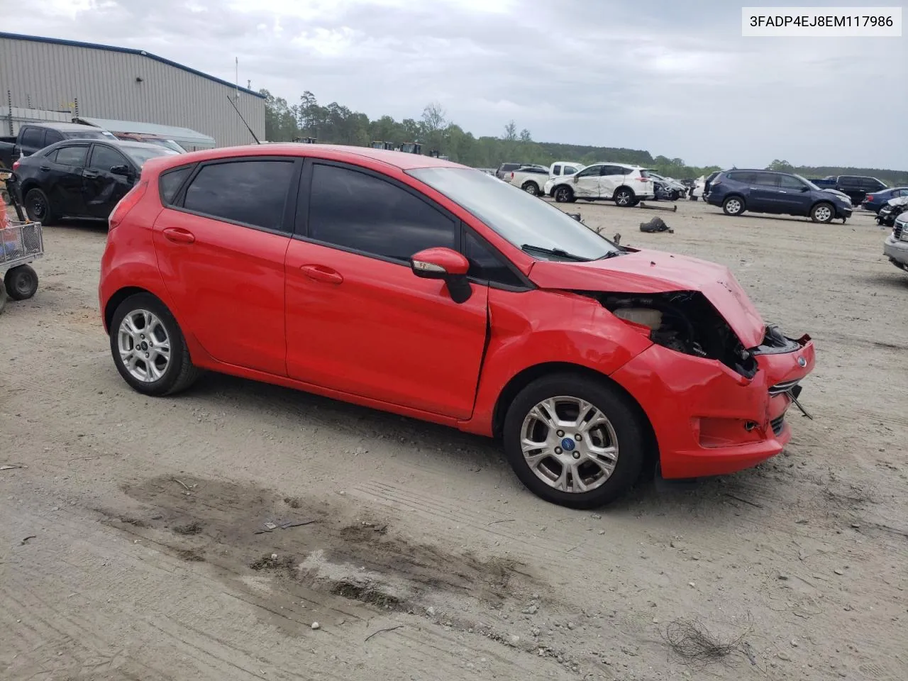 2014 Ford Fiesta Se VIN: 3FADP4EJ8EM117986 Lot: 52916834