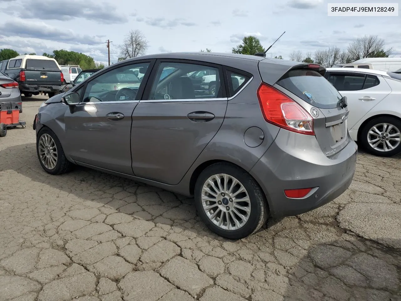 2014 Ford Fiesta Titanium VIN: 3FADP4FJ9EM128249 Lot: 53169754