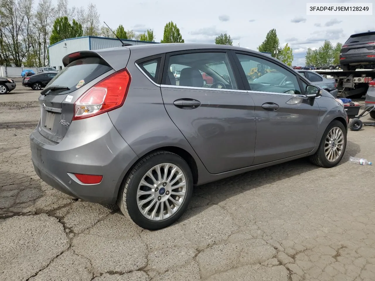 2014 Ford Fiesta Titanium VIN: 3FADP4FJ9EM128249 Lot: 53169754