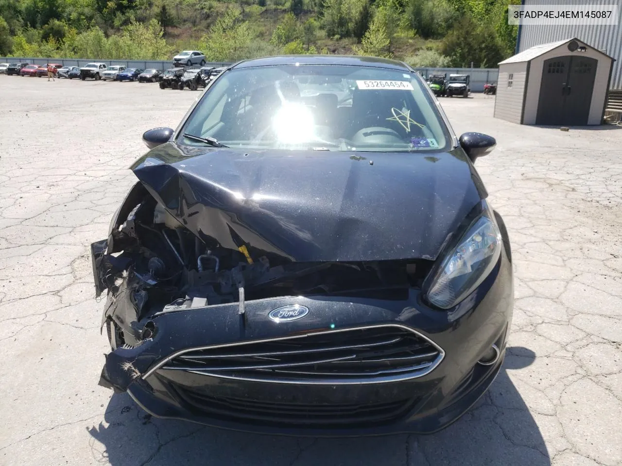 2014 Ford Fiesta Se VIN: 3FADP4EJ4EM145087 Lot: 53264454