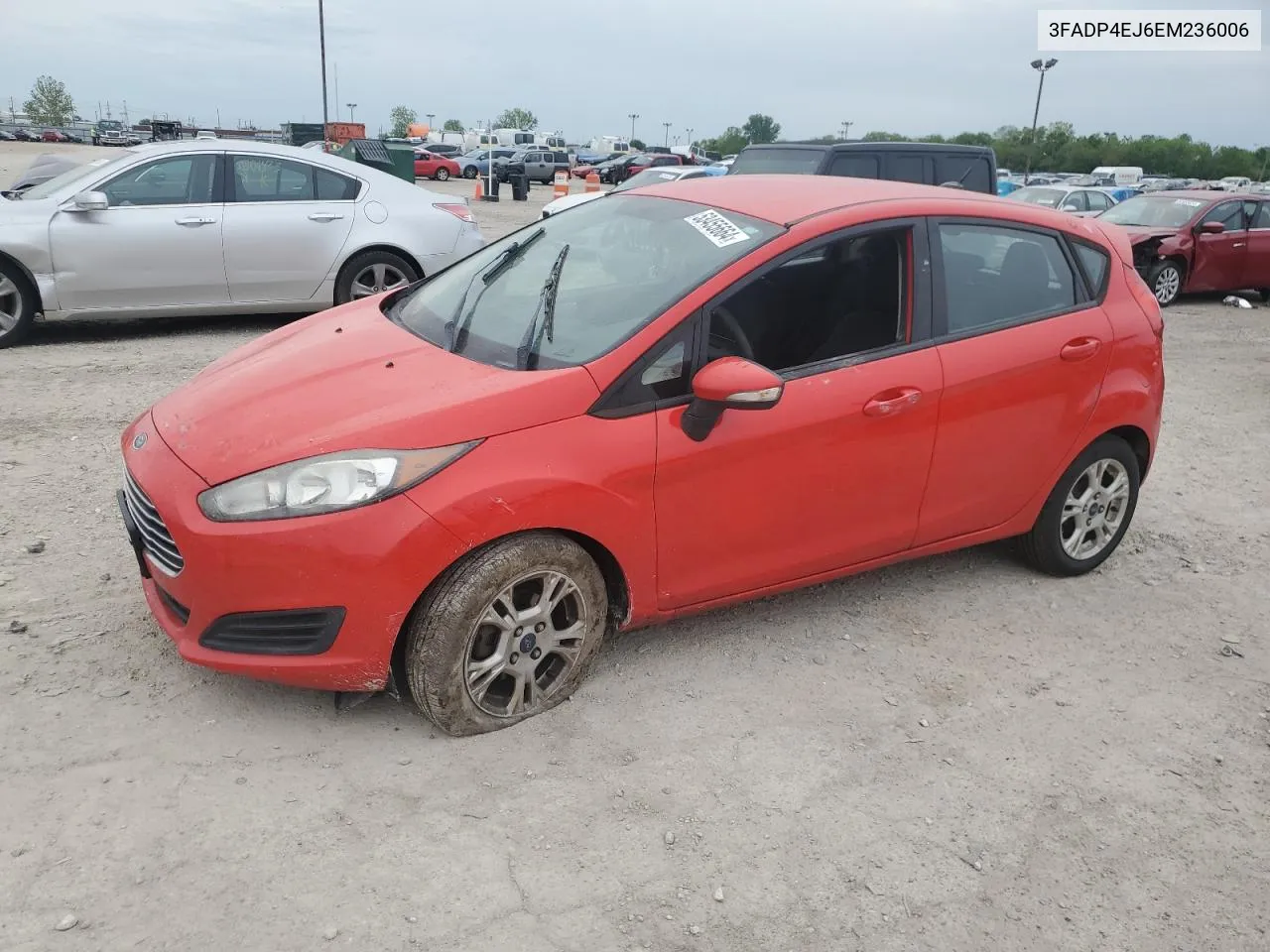 2014 Ford Fiesta Se VIN: 3FADP4EJ6EM236006 Lot: 53455664