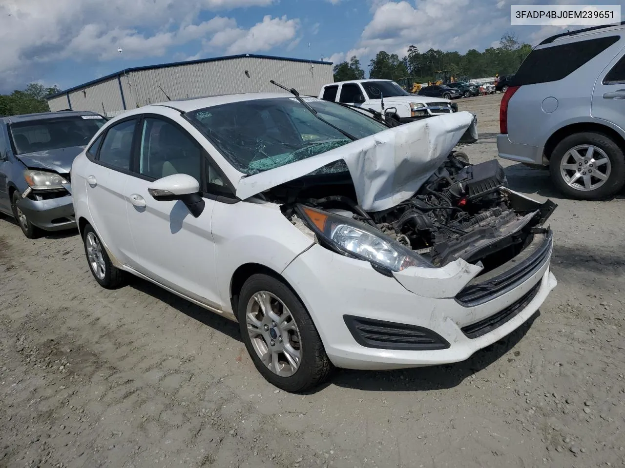 2014 Ford Fiesta Se VIN: 3FADP4BJ0EM239651 Lot: 53700364