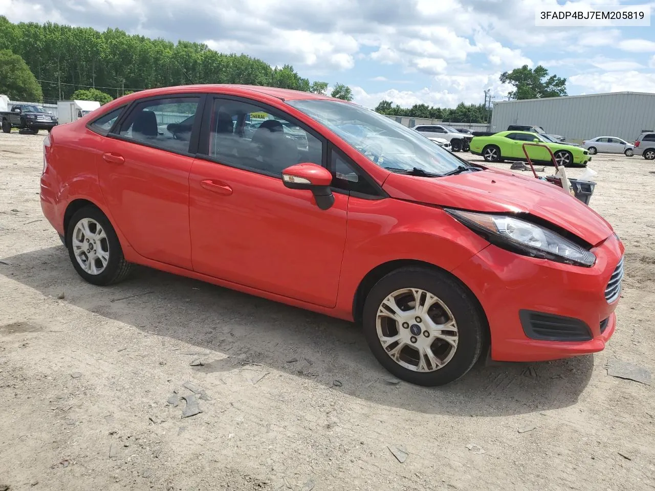 2014 Ford Fiesta Se VIN: 3FADP4BJ7EM205819 Lot: 53910354