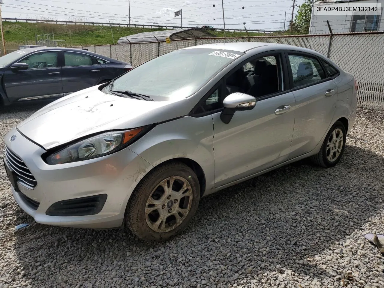 2014 Ford Fiesta Se VIN: 3FADP4BJ3EM132142 Lot: 54017984