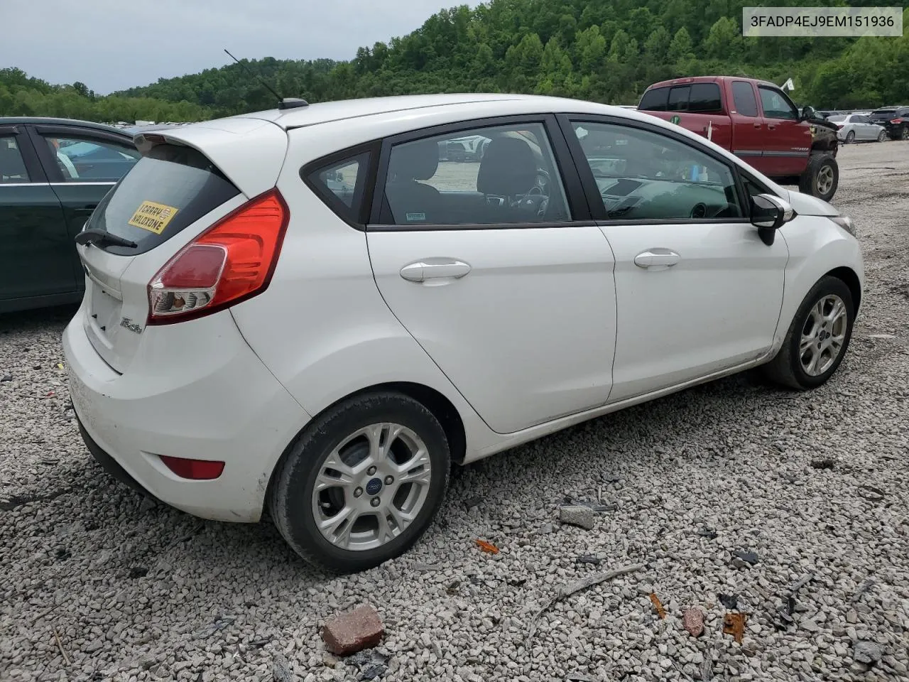 2014 Ford Fiesta Se VIN: 3FADP4EJ9EM151936 Lot: 54068974