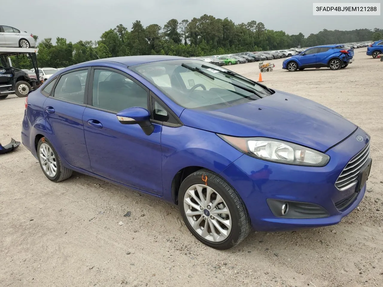 2014 Ford Fiesta Se VIN: 3FADP4BJ9EM121288 Lot: 54160184