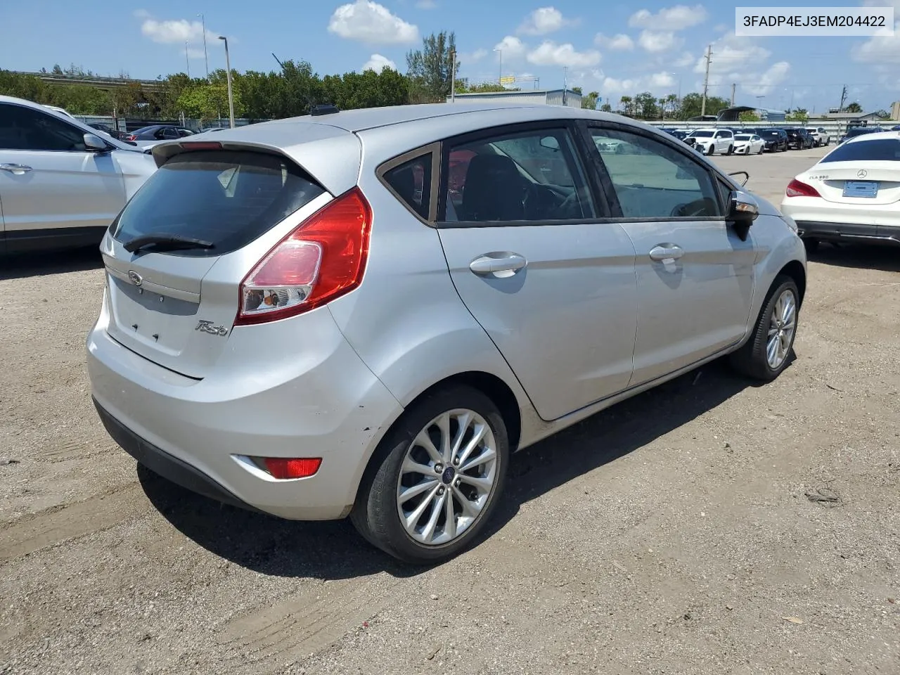 2014 Ford Fiesta Se VIN: 3FADP4EJ3EM204422 Lot: 54245584