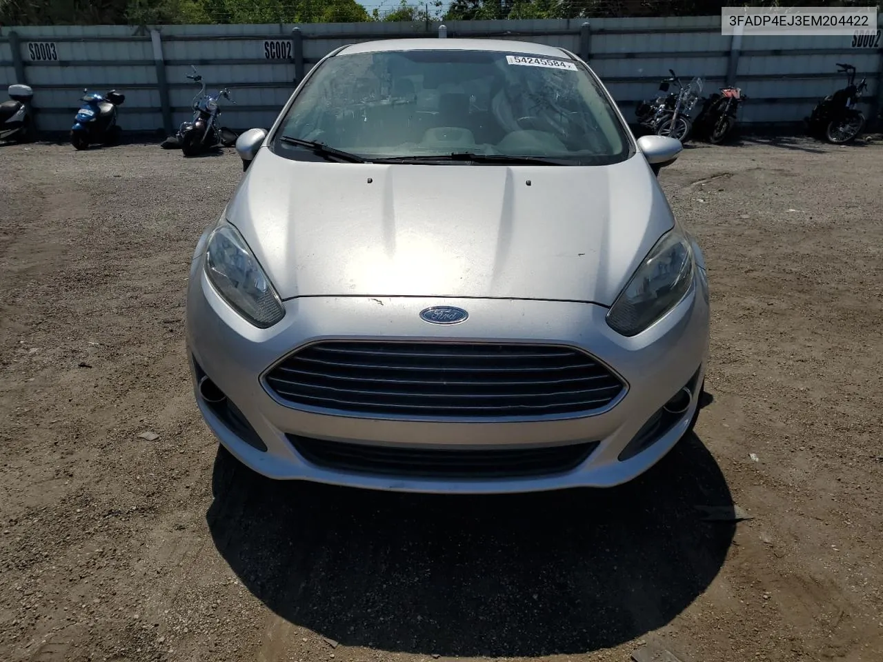 2014 Ford Fiesta Se VIN: 3FADP4EJ3EM204422 Lot: 54245584