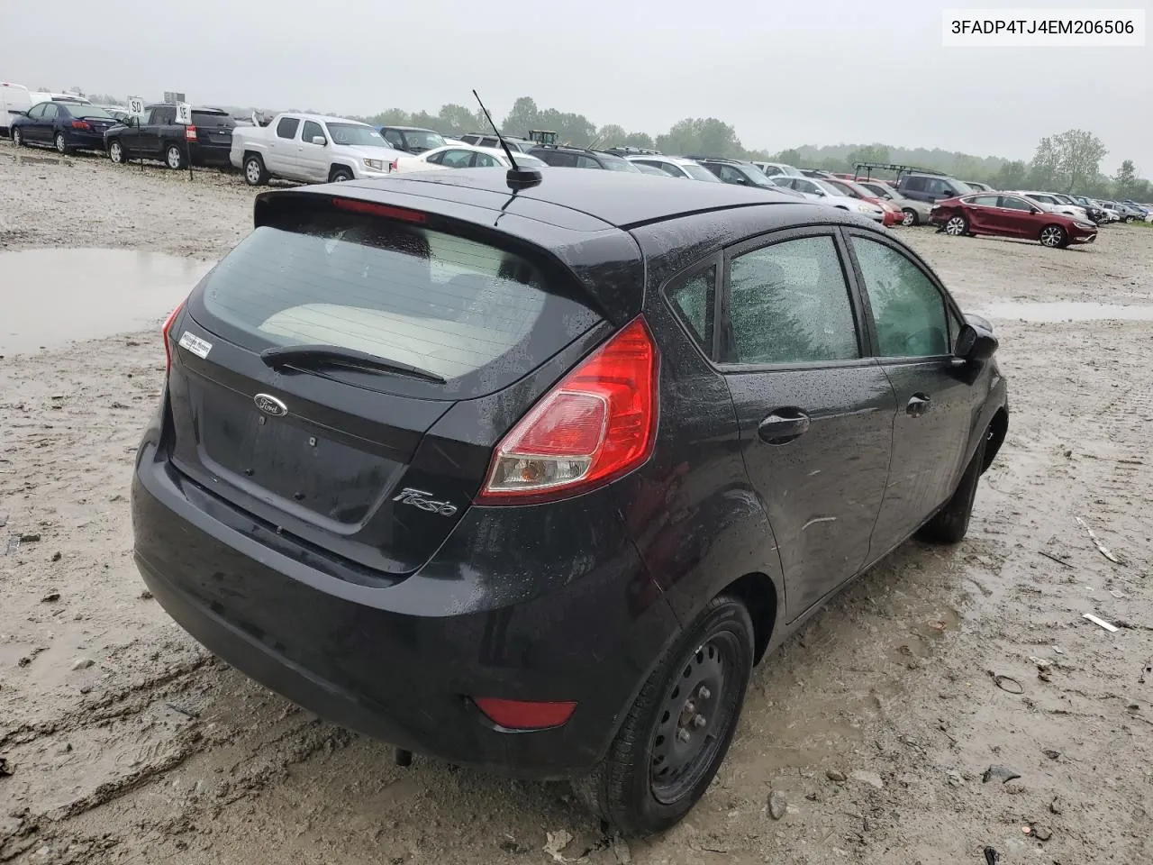 2014 Ford Fiesta S VIN: 3FADP4TJ4EM206506 Lot: 54328874