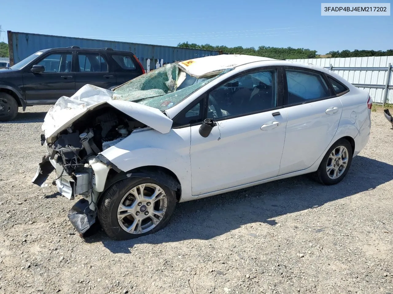 2014 Ford Fiesta Se VIN: 3FADP4BJ4EM217202 Lot: 54420864