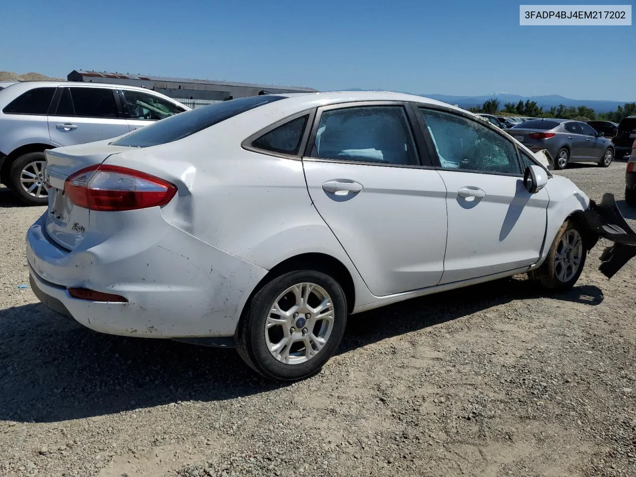 2014 Ford Fiesta Se VIN: 3FADP4BJ4EM217202 Lot: 54420864