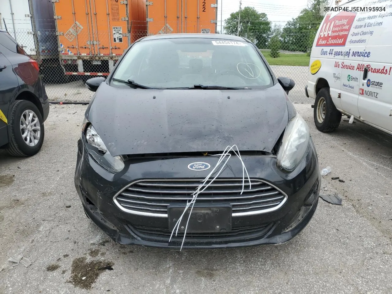 2014 Ford Fiesta Se VIN: 3FADP4EJ5EM195934 Lot: 54454174