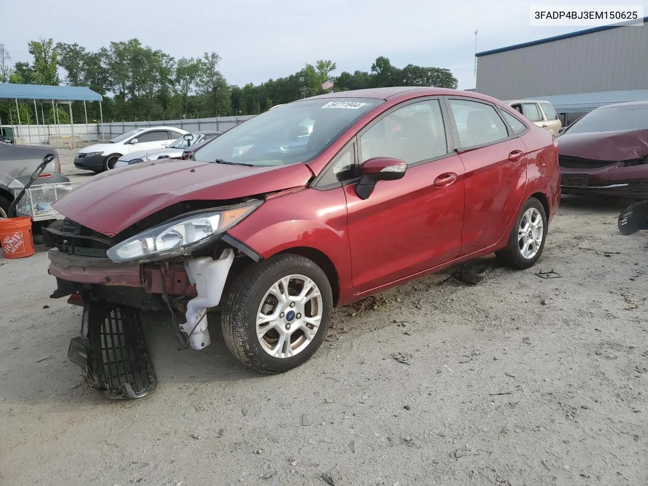 2014 Ford Fiesta Se VIN: 3FADP4BJ3EM150625 Lot: 54711944