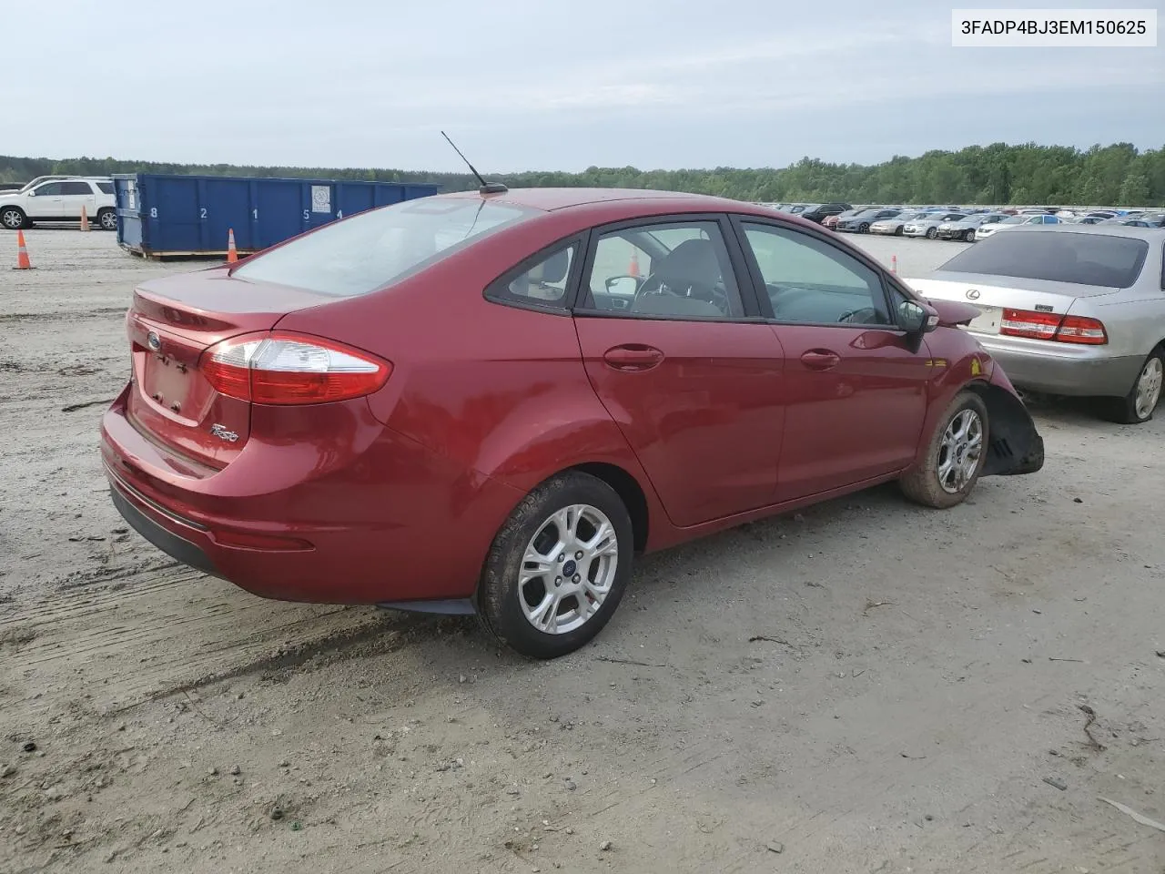 2014 Ford Fiesta Se VIN: 3FADP4BJ3EM150625 Lot: 54711944